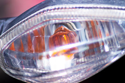 Close-up of glass on table