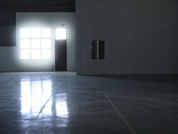 Empty corridor of building