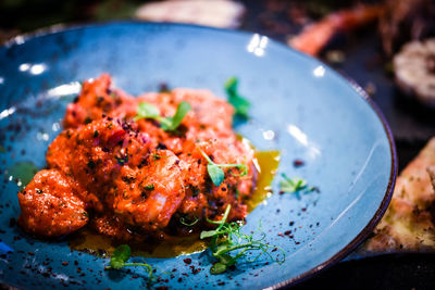 Close-up of food in plate