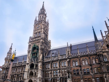 Low angle view of historical building against sky