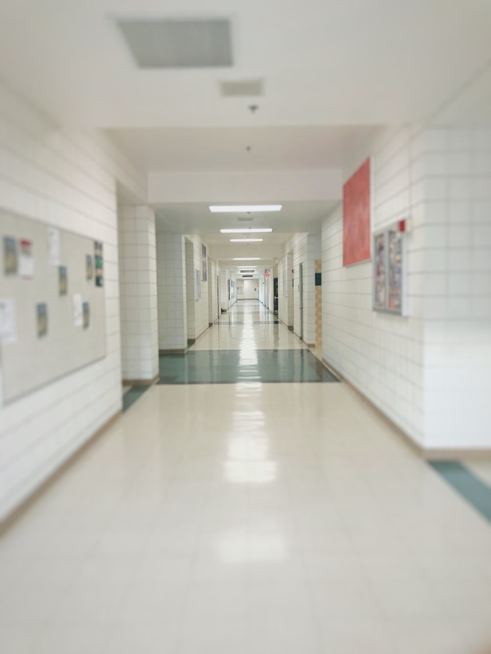 VIEW OF CORRIDOR OF BUILDING