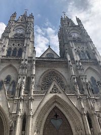 Low angle view of cathedral against sky