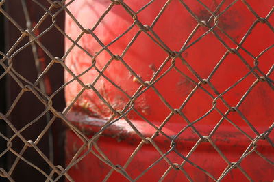 Full frame shot of chainlink fence