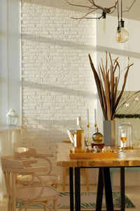 Interior of elegant dining room