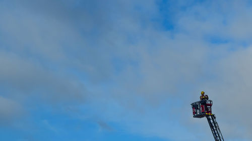 Low angle view of cloudy sky