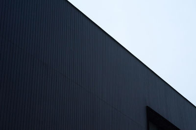 Low angle view of building against clear sky