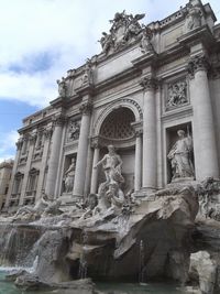 Low angle view of historical building