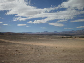 Scenic view of mountain range