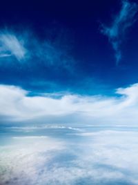 Low angle view of clouds in sky