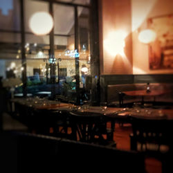 View of dining table