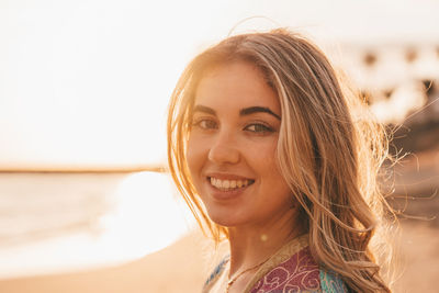 Portrait of young woman