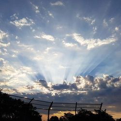 Low angle view of sky