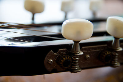 Close-up of guitar