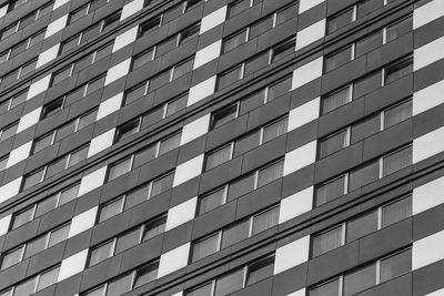 Low angle view of modern building in city