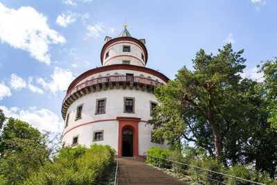 Low angle view of building against sky