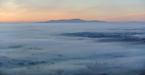 Scenic view of cloudscape during sunset