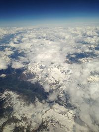 Aerial view of landscape