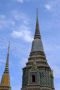 Low angle view of a temple