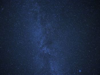 Low angle view of stars in sky