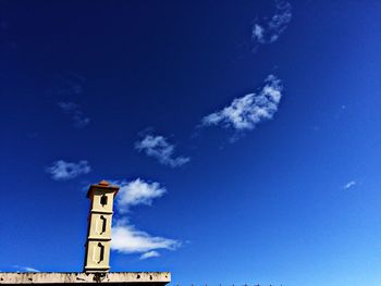 View of blue sky