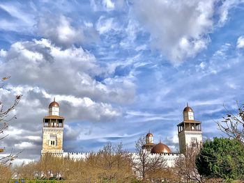 Low angle view of building against sky