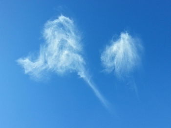 Low angle view of cloudy sky