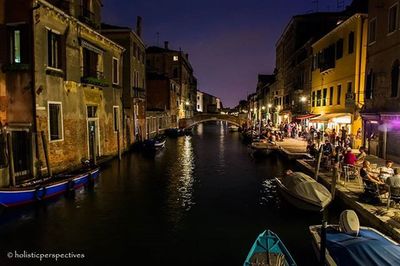 Boats in canal