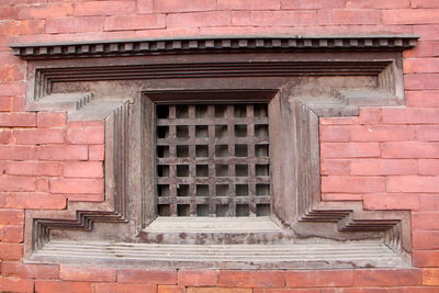 Close-up of brick wall