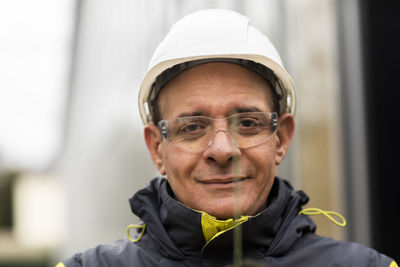 Male engineer with protective workwear