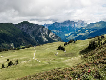 Scenic view of landscape against sky