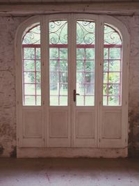 Interior of abandoned house