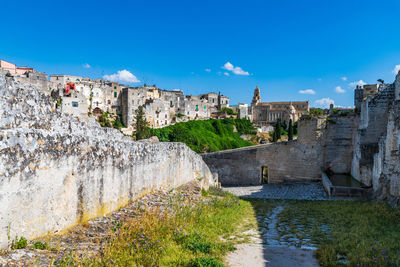 The stone tells. stone wonder. gravina in puglia. italy