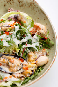 Close-up of salad in plate