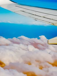 Aerial view of cloudscape against sky