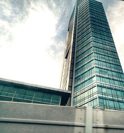 Low angle view of modern office building