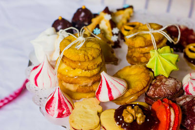 Christmas desert and cookies