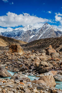 Lahaul valley in indian himalayas, india