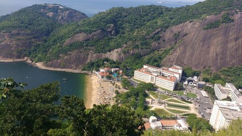 Scenic view of residential district