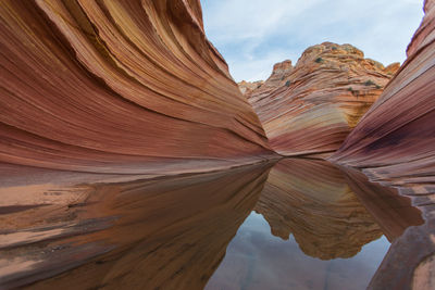 Rock formations in a desert