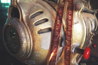 Close-up of rusty metal