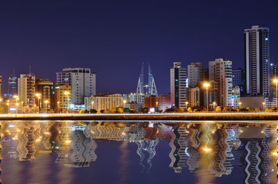 Bahrain city view at night. . 