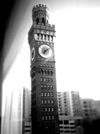 Low angle view of tower against sky