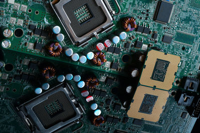 Full frame shot of circuit board