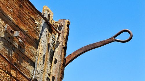 Low angle view of blue sky