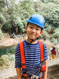 Portrait of smiling boy