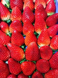 Full frame shot of strawberries