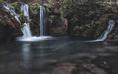 Waterfall in forest