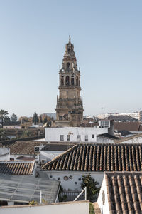 View of cathedral against clear sky