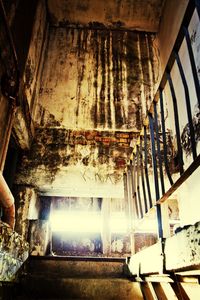 Interior of abandoned building