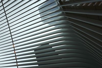 Full frame shot of patterned window in building